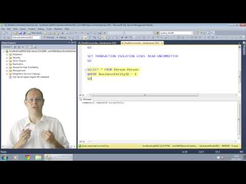 Video: Wat is niet-vastgelegd in SQL Server?