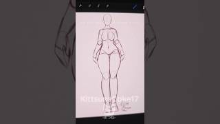 How I Draw The Female Body! #anatomy #anime #artist #tutotial