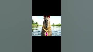 Capy cùng anh đi tắm sông và cái kết #capybara #vuive #giaitri #maimongmo