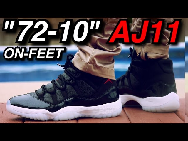 folder Fahrenheit Shah 72-10" Air Jordan 11 W/ On-Feet Review - YouTube