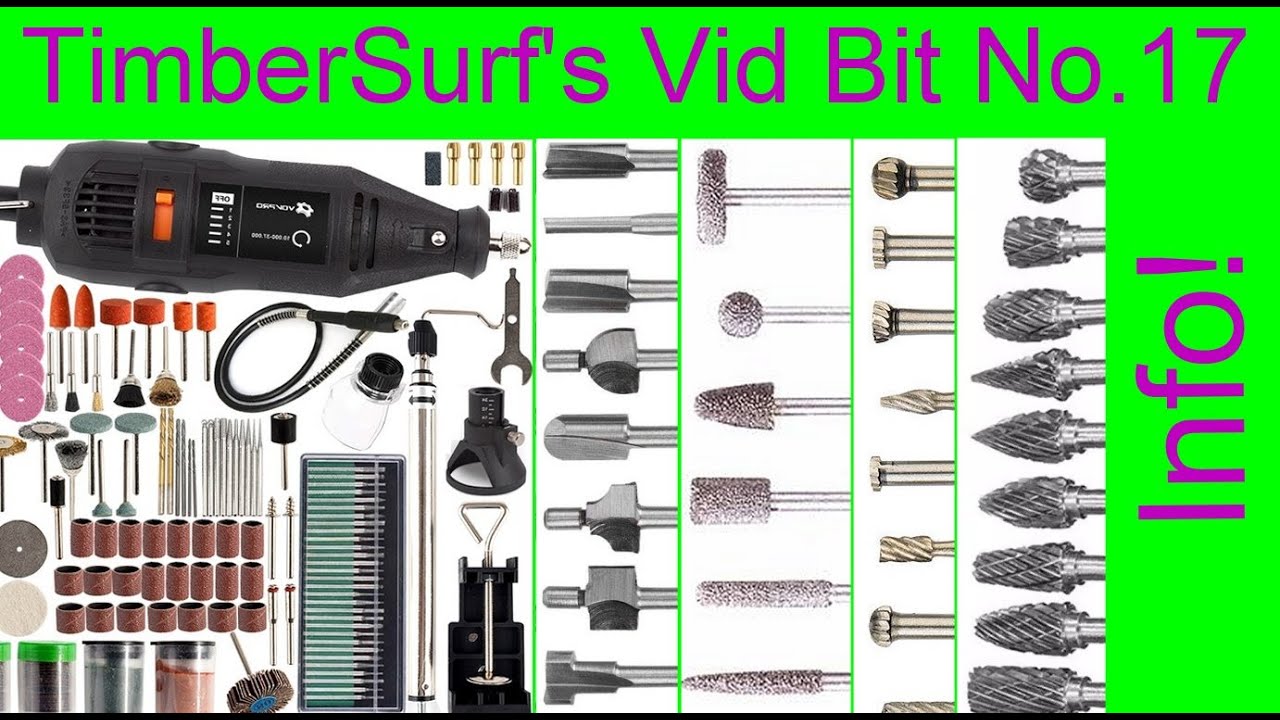 Dremel Router Bits / Rotary Tool Router Bits 