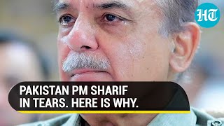 Pak PM Shehbaz Sharif sheds tears in public; Netizens call him out for 'drama' | Watch