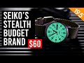 Titanium and fully lumed for 60  field watch from seiko alba  aqpj403 review