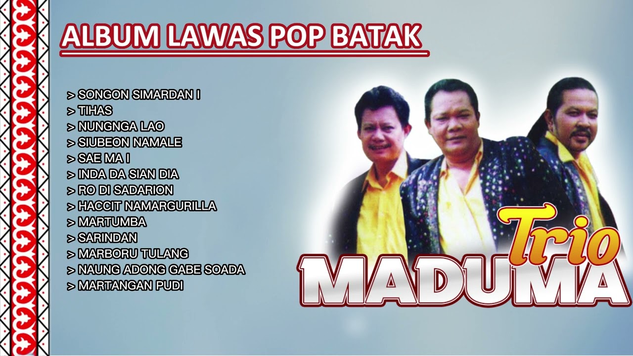 Trio Maduma Full Album Lawas | Batak Nostalgia Terbaik 2023