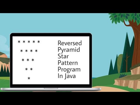 Another Way To Print Reverse Pyramid Star Pattern (HINDI) - 7 || Java ...