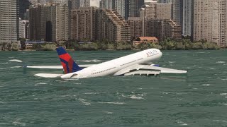 The Airbus plane plunged into the sea