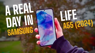 samsung galaxy a55! - a real day in the life