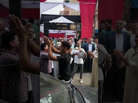 الطبل البلدي والمزمار أهالي نقباس ببنها يشعلون الأجواء أمام لجان انتخابات الشيوخ 