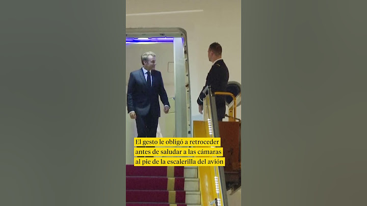Así ha sido el aparente empujón en la cara de Brigitte a su esposo Macron a su llegada a Vietnam