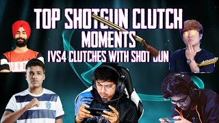 Shot Gun Clutches Of Famous Youtuber | Top Shot Gun Clutches Mom | TK Gaming