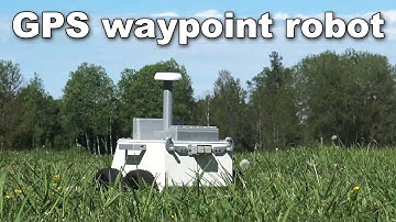 GPS waypoint navigation robot