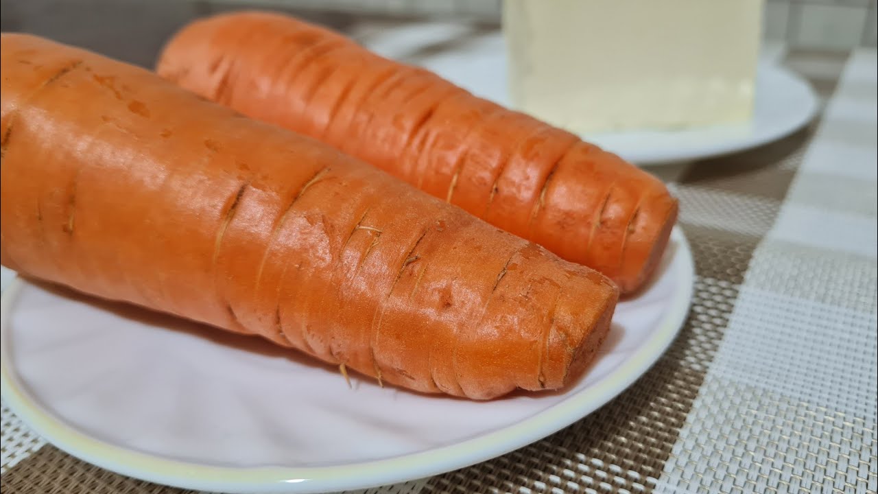 Если дома есть морковь готовьте детям вкусный завтрак.