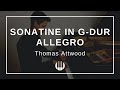 Capture de la vidéo Sonatine In G Dur (1. Satz: Allegro) Von Thomas Attwood