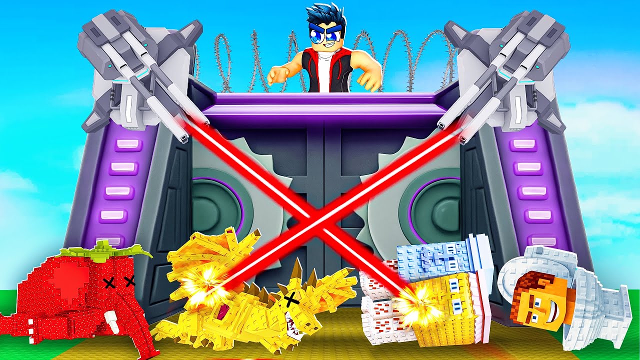 CONSTRUIRE ET DÉFENDRE MA BASE CONTRE LES BRAINROTS !! Roblox