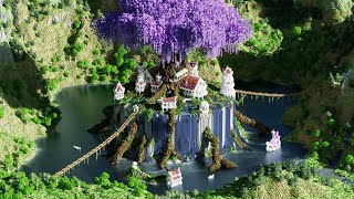 Minecraft Timelapse | Elven Town - Elora : Tree of Amethyst | Survival World Map Download by JINTUBE 1,100,314 views 1 year ago 10 minutes, 9 seconds