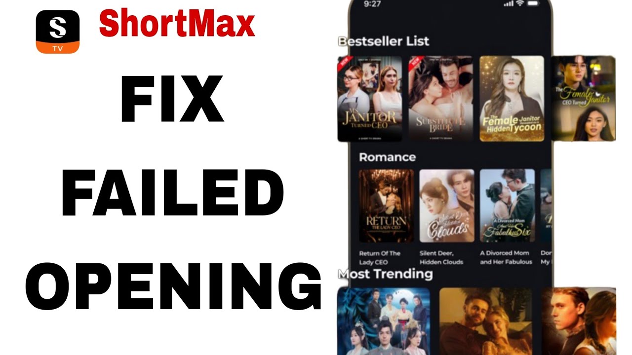 How To Fix And Solve Failed Opening On Shortmax App | Final Solution ...