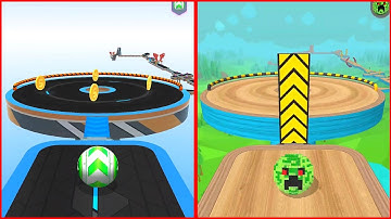 🆕 Same Level IN - 🧿🎱⚽ Going Balls VS Sky Rolling Ball 3D ✅  Android iOS GamePlays #120