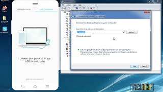 Installing adb driver properly , how to make mirroring application works ( Apowermirror , Vyzor ) screenshot 4
