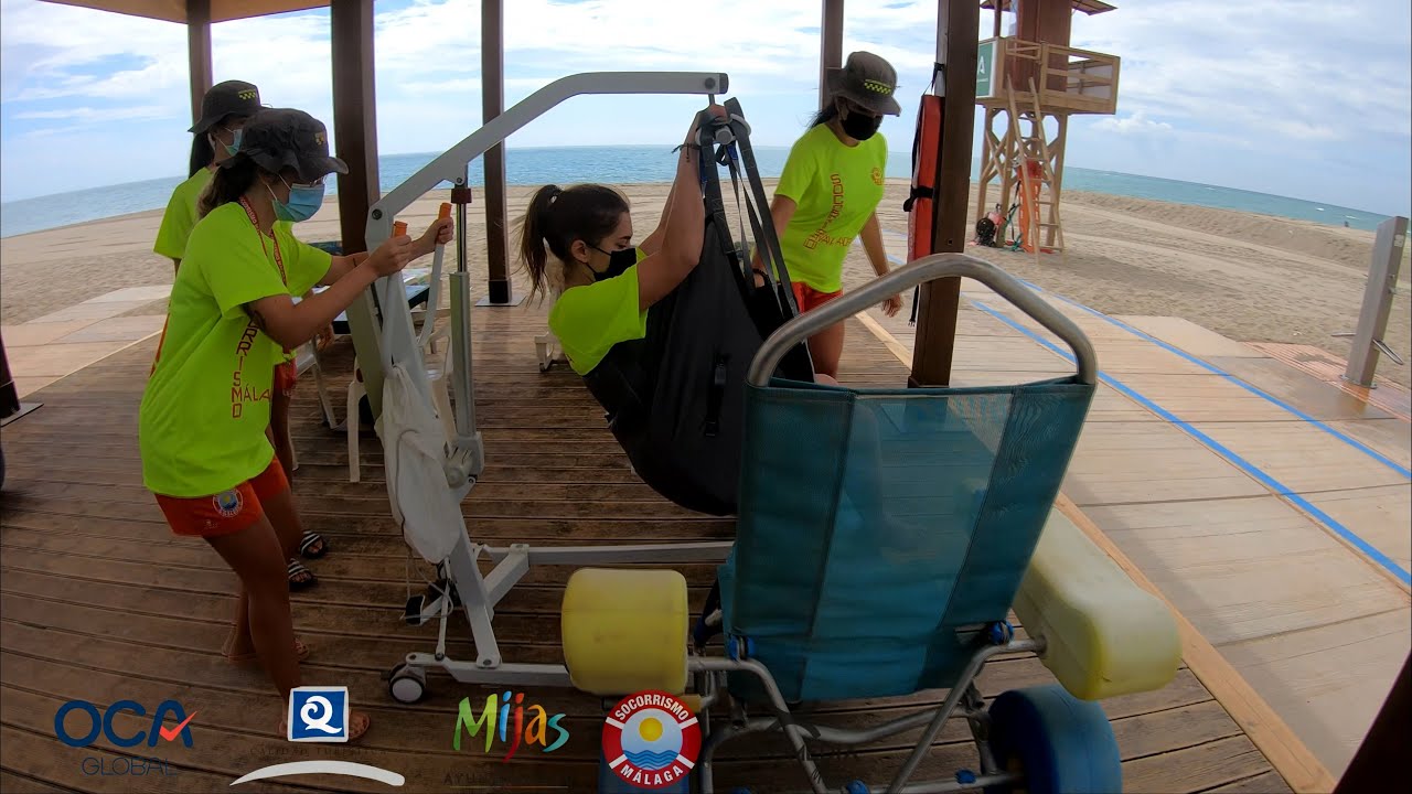 Formación BAÑO ASISTIDO en las Playas de Mijas (2022)