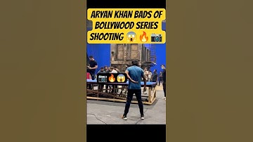 SHAHRUKH KHAN & ARYAN KHAN BEHIND THE SCENES SHOOTING 🔥😱📷 THE BADS OF BOLLYWOOD SERIES #shorts