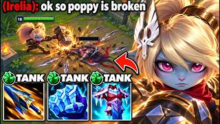 This Irelia did NOT respect my Poppy pick and gets taught a lesson