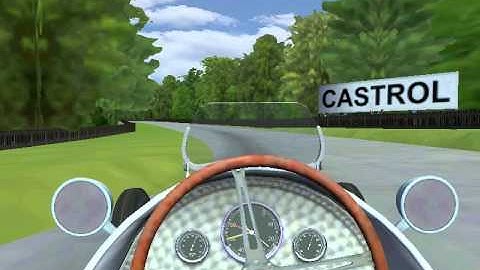 {rFactor} A lap in Donington 37 with the Mercedes W125 Grand Prix