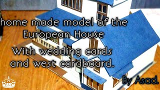 Homemade model of the European country house. ✌️ By Asad