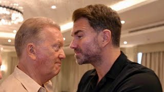 FRANK WARREN & EDDIE HEARN DEBATE IN RIYADH | ANTHONY JOSHUA vs WILDER? | FURY USYK | MIKE TYSON