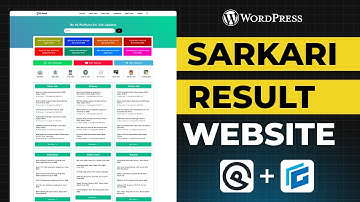 Sarkari Result Website in WordPress | Sarkari Result Website Kaise Banaye