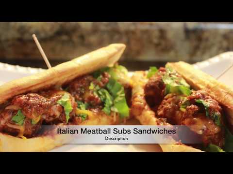 Italian Meatball Sub Sandwiches