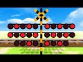 【踏切アニメ】たくさんの踏切警報灯と新幹線【カンカンカン】 | Railroad Crossing Animation