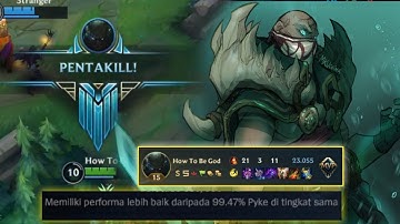 SOLO Q || EPIC PYKE GAMEPLAY 99% PERFOMANCE {WILD RIFT}