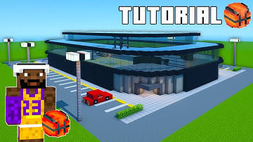 Minecraft-tutorial: Hoe maak je een basketbalarena "2022 City Build"