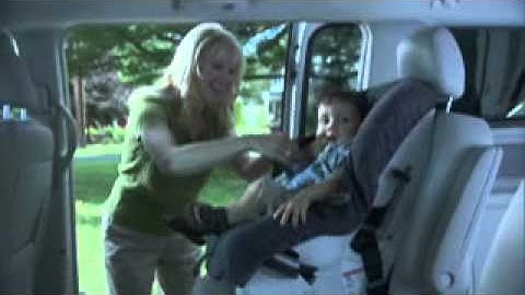 Installing a forward-facing car seat using the LATCH system