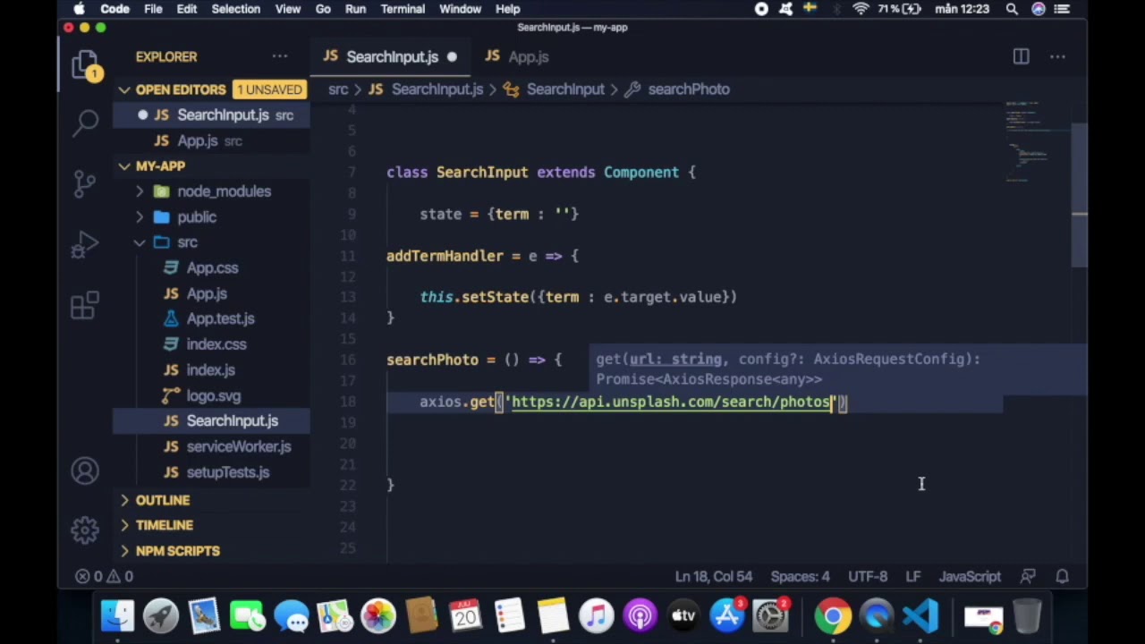 🔥🔥🔥 Implementing Unsplash API using ReactJS Eps 4 - YouTube