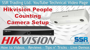 Hikvision People Counting IP PoE Camera Setup + Add to AcuSense NVR & DVR DS-2CD6825G0/C-IS