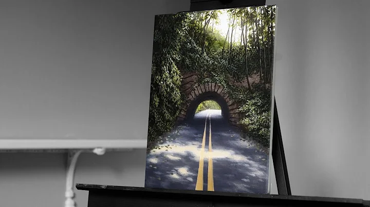 Painting a Mysterious Forest Pathway with Acrylics...