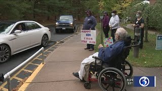 VIDEO: Celebration held for coronavirus survivor who turned 100-years-old