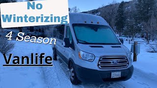 Vanlife  How I keep my van ready to go in all 4 seasons WITHOUT winterizing!