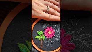 Cute Flower embroidery design ? shortsviral shorts youtubeshorts viral viralshorts embroidery