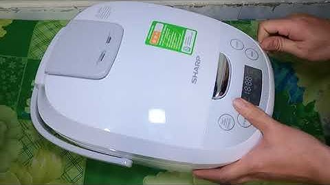 Review Nồi Cơm Điện Tử Sharp KS-COM185EV-SL 1.8L
