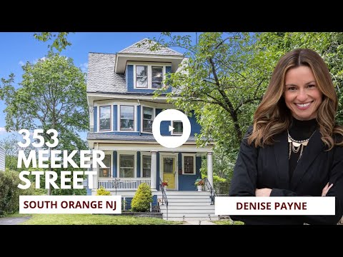 353 Meeker Street, South Orange, NJ home video tour