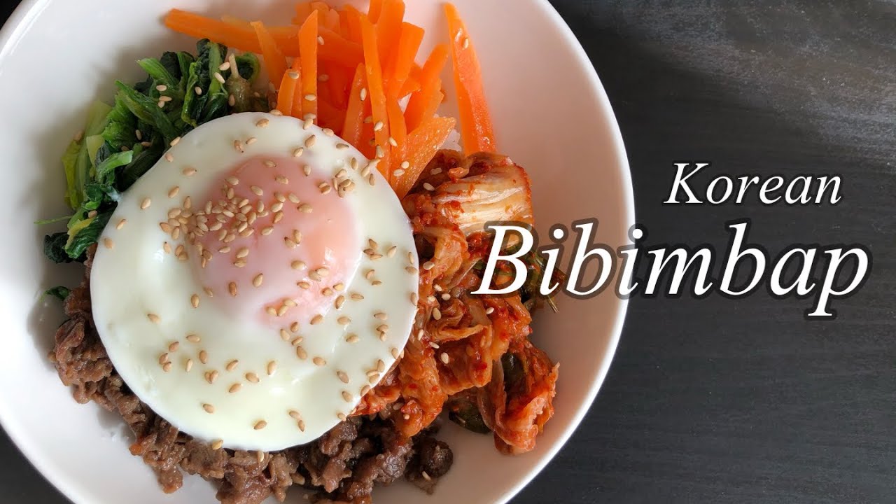 How To Make Easy Bibimbap At Home 簡単に作れるビビン丼 Hitomi S Kitchen Japanese Food Recipe In English Youtube
