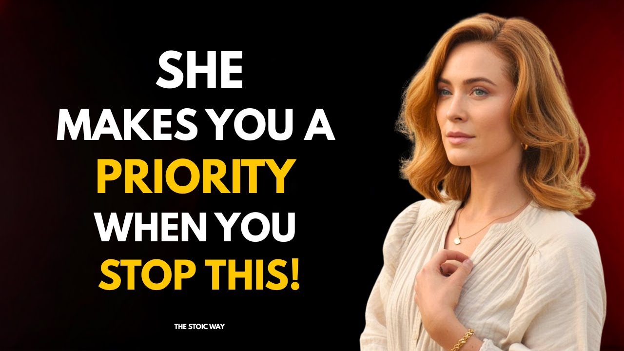 Она будет относиться к тебе как к приоритету, когда ты перестанешь это делать | Стоицизм
