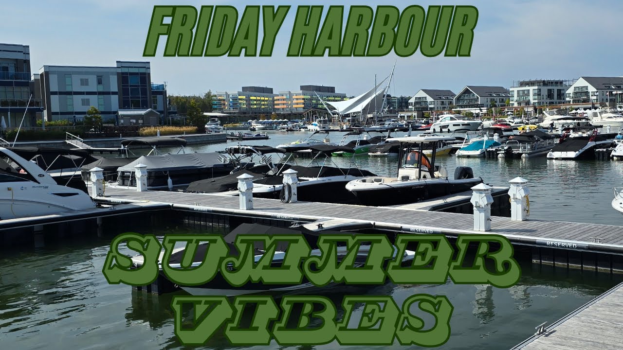 Summer at Friday Harbour Resort | Lake Simcoe's Waterfront Escape 4K