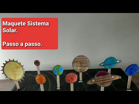 Maquete Sistema Solar