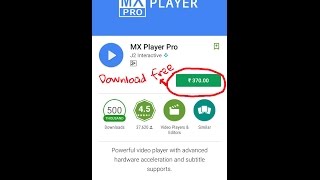 How to download mx player pro apk: without pay money screenshot 5