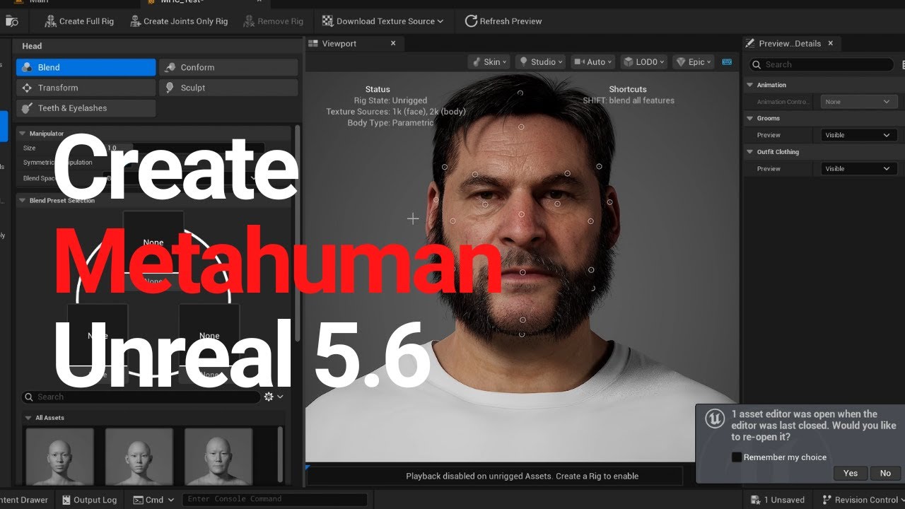 How To Create Metahuman in Unreal Engine 5.6 - YouTube