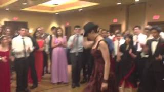 Mary grace on the dance floor