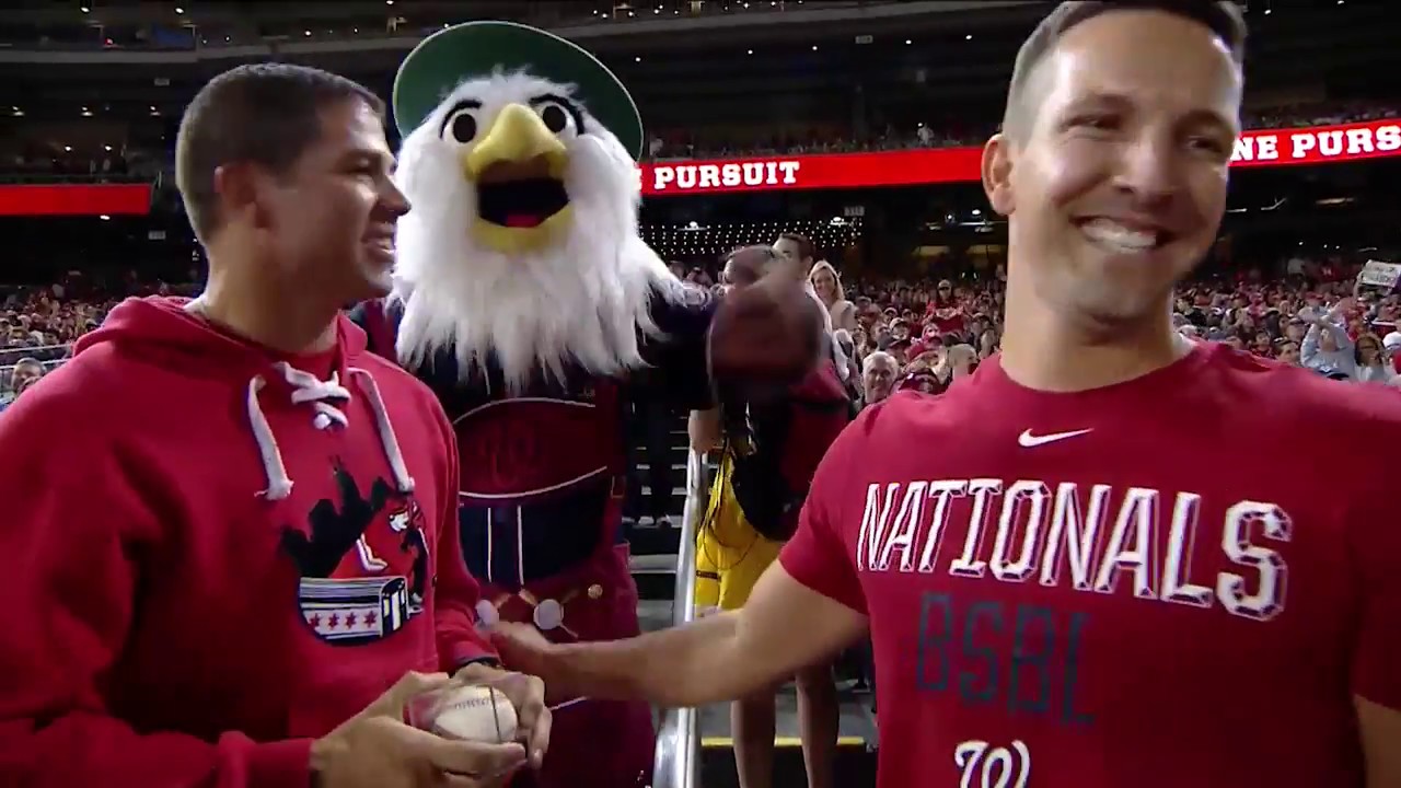 Resultado de imaxes para Gay couple gets engaged at Washington Nationals gameYouTube